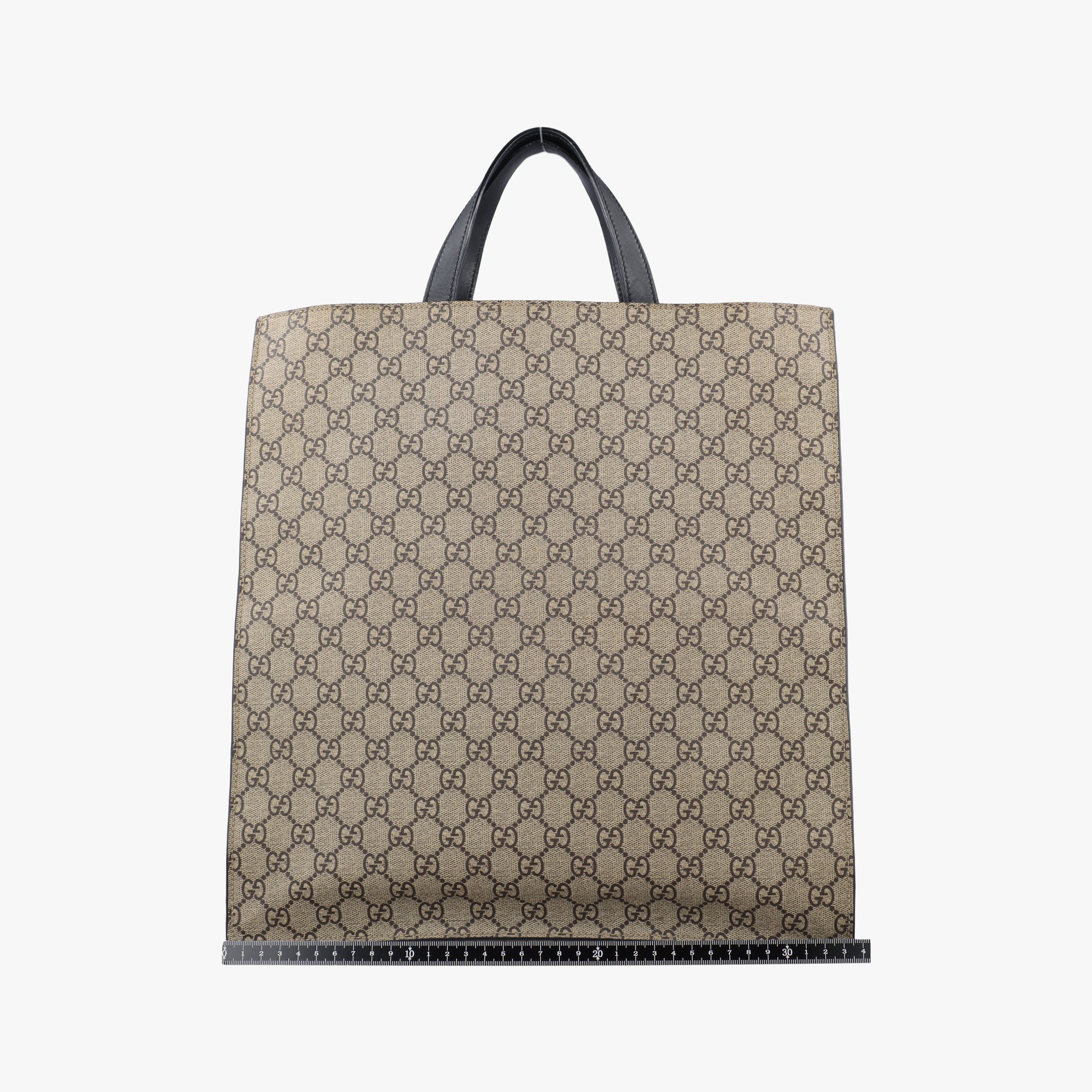 Vintage Gucci GG Supreme Bee Beige×black PVC coated canvas×Leather 450950 shoulderbag | stylenewstar