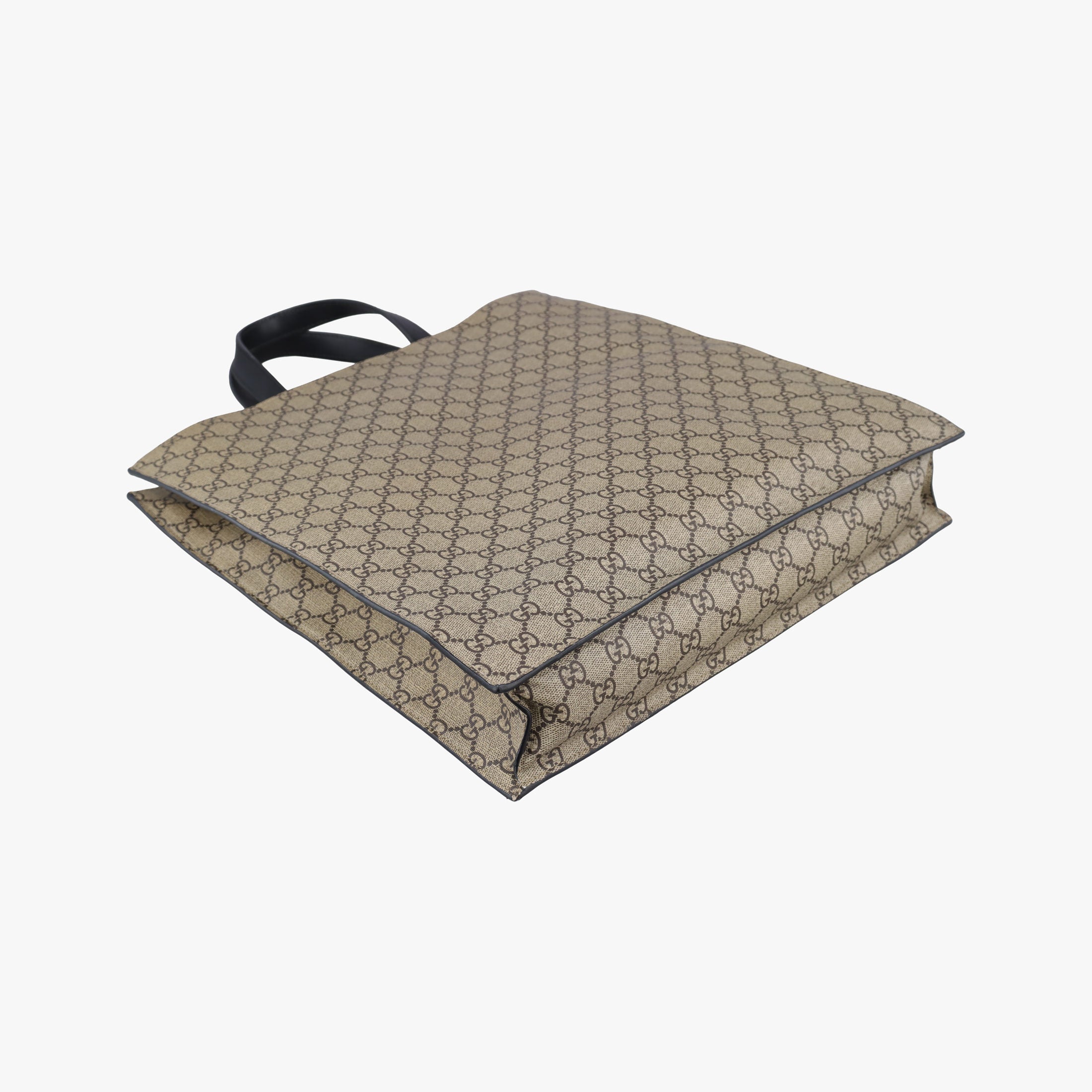 Vintage Gucci GG Supreme Bee Beige×black PVC coated canvas×Leather 450950 shoulderbag | stylenewstar