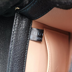 Vintage Gucci Mini Fox Brooch Bamboo Beige×Multicolour PVC coated canvas×Leather 466428 shoulderbag | stylenewstar