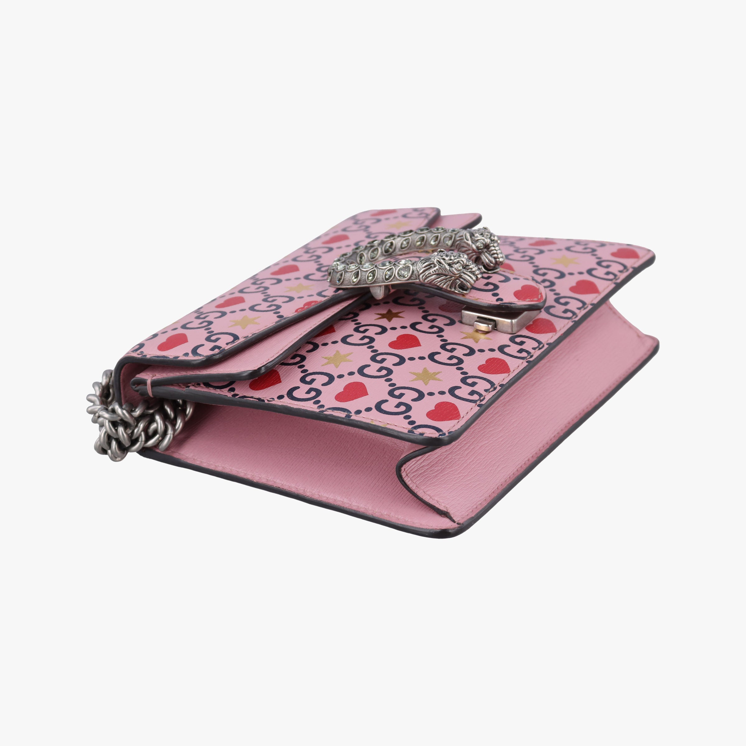 Pre-owned Gucci Dionysus pink×Multicolour Leather 421970 shoulderbag | stylenewstar