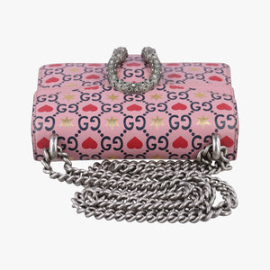 Pre-owned Gucci Dionysus pink×Multicolour Leather 421970 shoulderbag | stylenewstar