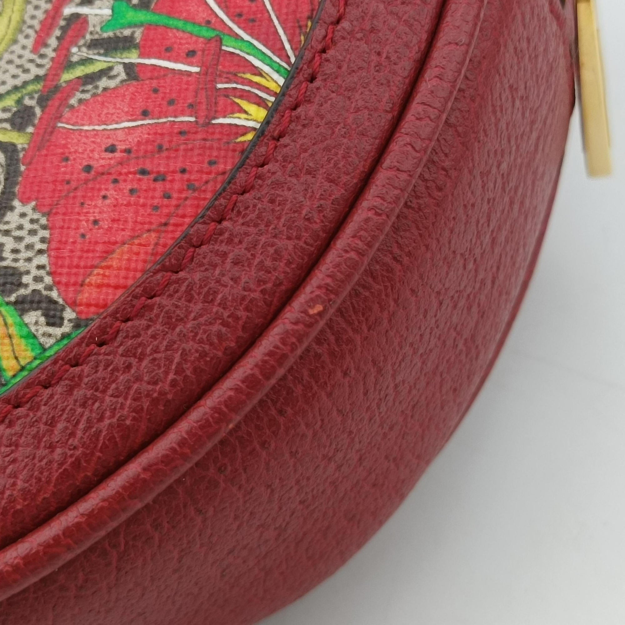 Vintage Gucci Ophidia Red×Multicolour PVC coated canvas×Leather 598661 backpack/rucksack | stylenewstar