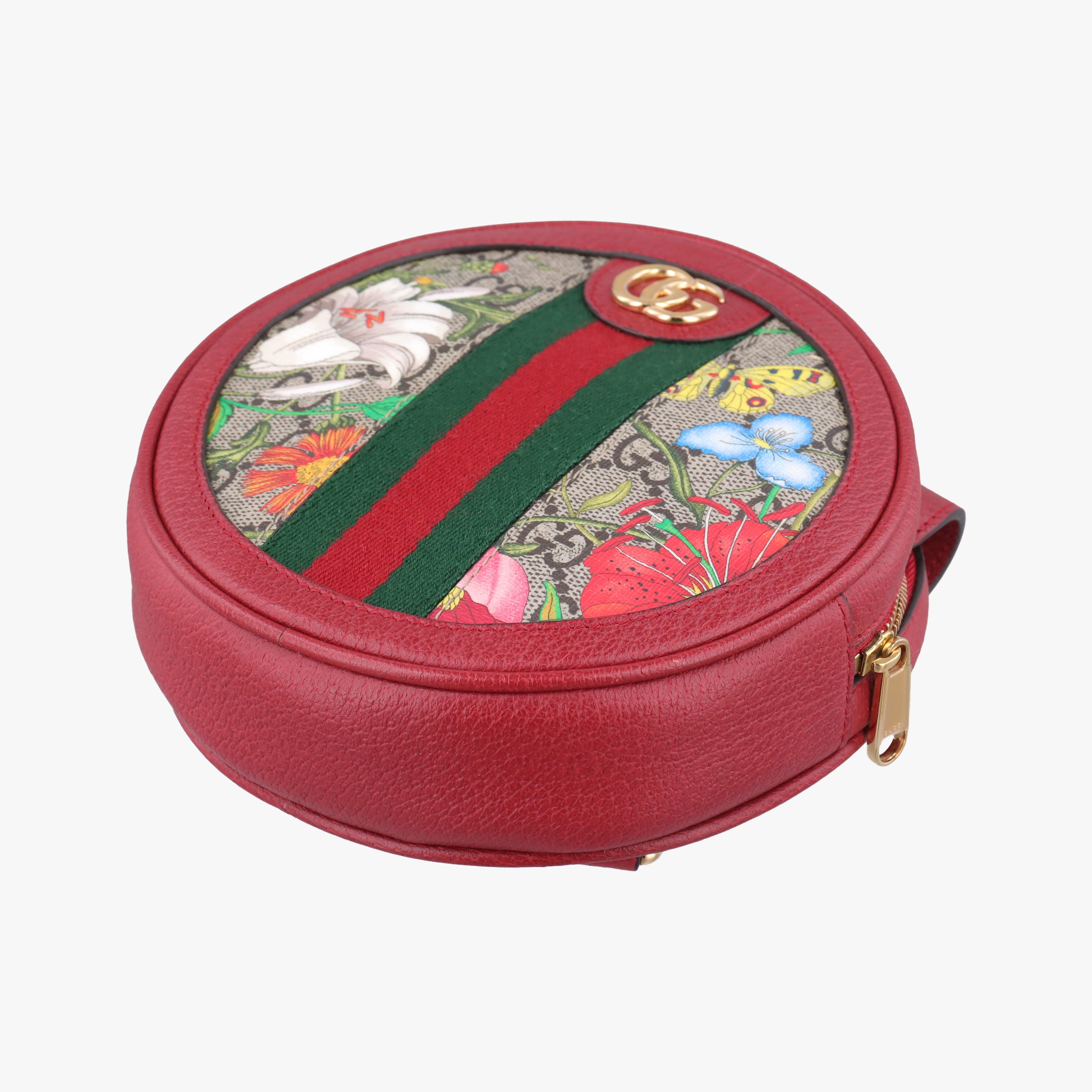 Vintage Gucci Ophidia Red×Multicolour PVC coated canvas×Leather 598661 backpack/rucksack | stylenewstar