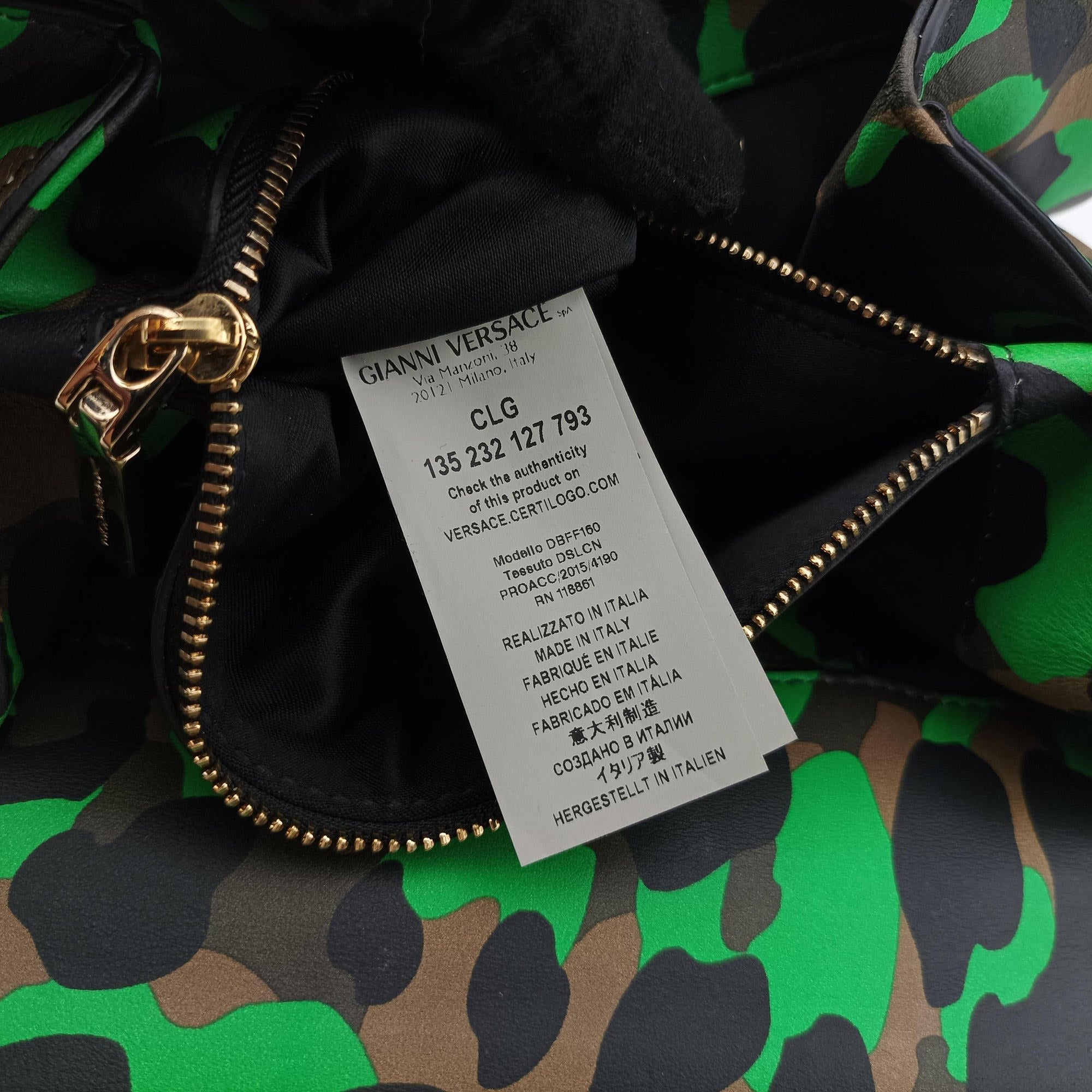 Pre-owned VERSACE medusa Multicolour Leather  shoulderbag | stylenewstar