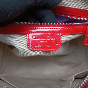Pre-owned Christian Dior Ultimate Red patent leather  handbag | stylenewstar