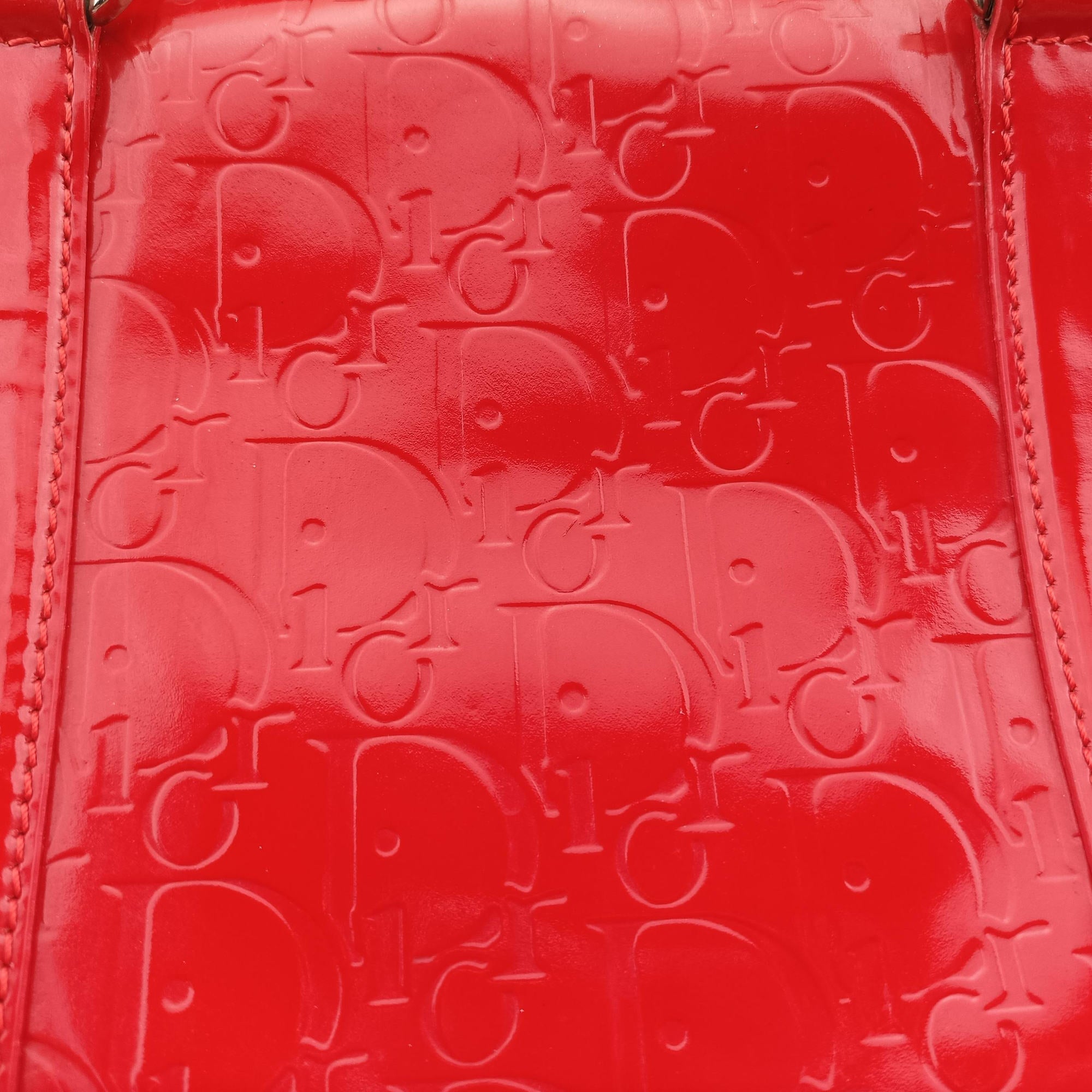 Pre-owned Christian Dior Ultimate Red patent leather  handbag | stylenewstar