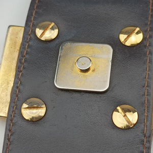 Vintage Fendi Zucca Brown canvas x Leather 8BR631 handbag | stylenewstar