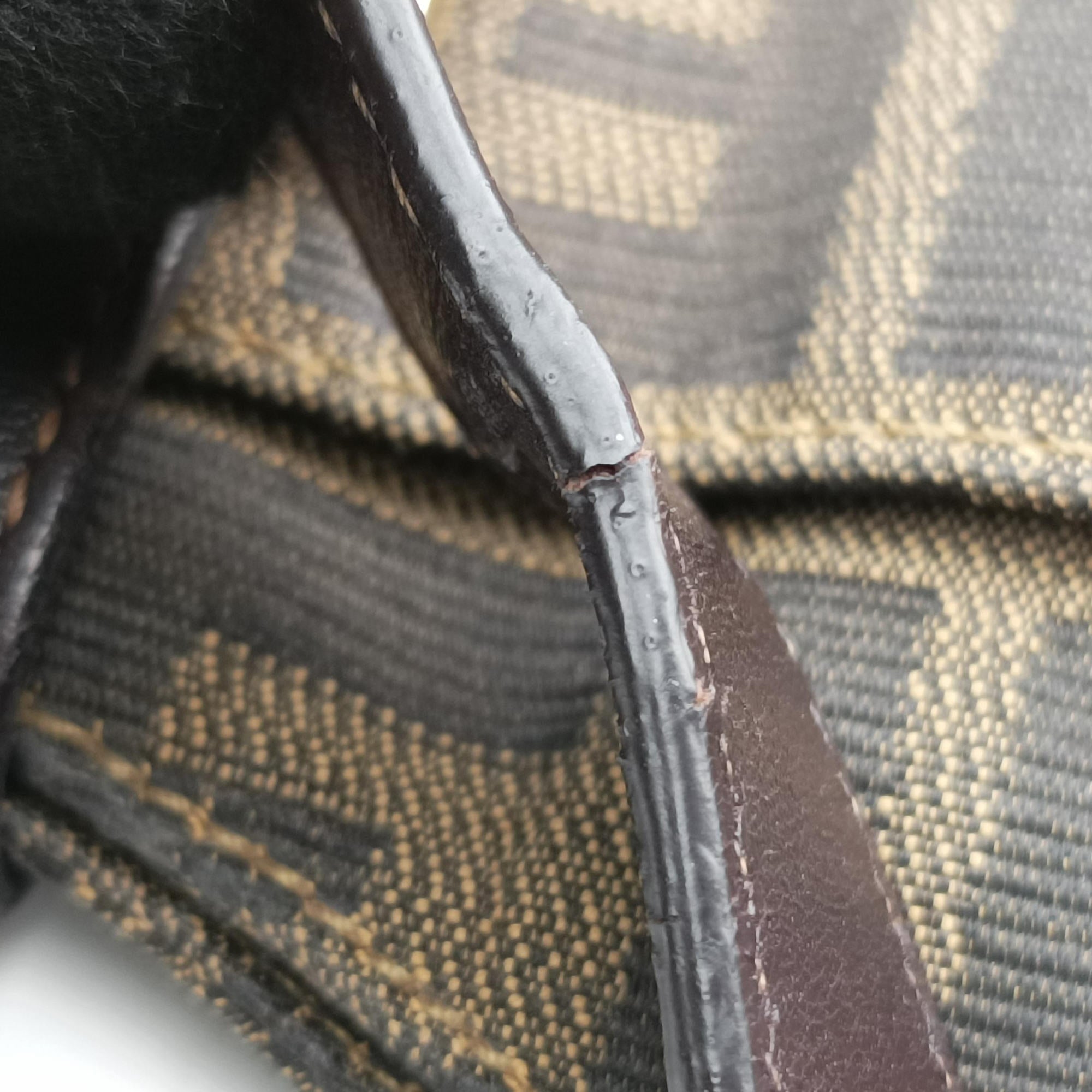 Vintage Fendi Zucca Brown canvas x Leather 8BR631 handbag | stylenewstar