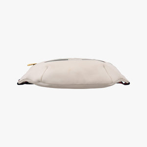 Pre-owned Gucci Print White Leather 530412 bum bag/waist bag | stylenewstar