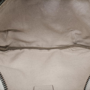 Pre-owned Gucci Print White Leather 530412 bum bag/waist bag | stylenewstar