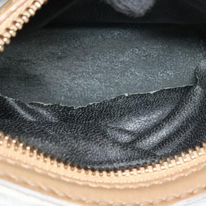 Pre-owned Celine Luggage Mini Shopper Beige×white×black Leather  handbag | stylenewstar