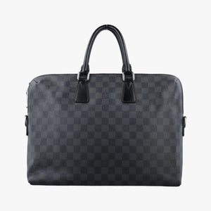 Vintage Louis Vuitton Porte Documents Jour Noir Damier Graphite N48224 handbag | stylenewstar