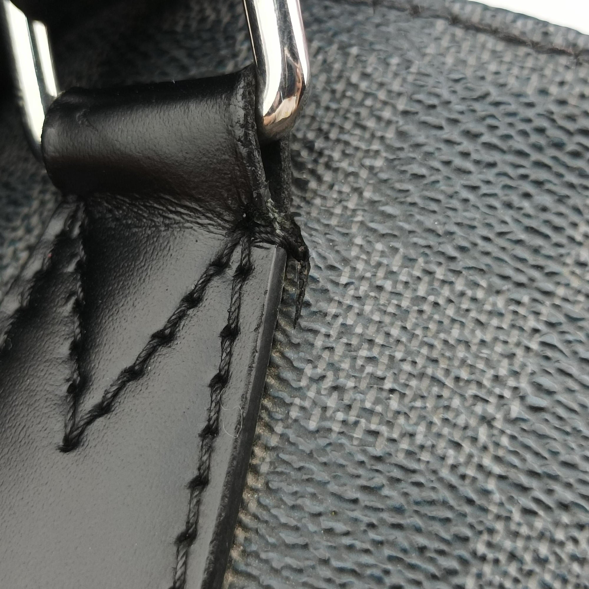 Vintage Louis Vuitton Porte Documents Jour Noir Damier Graphite N48224 handbag | stylenewstar