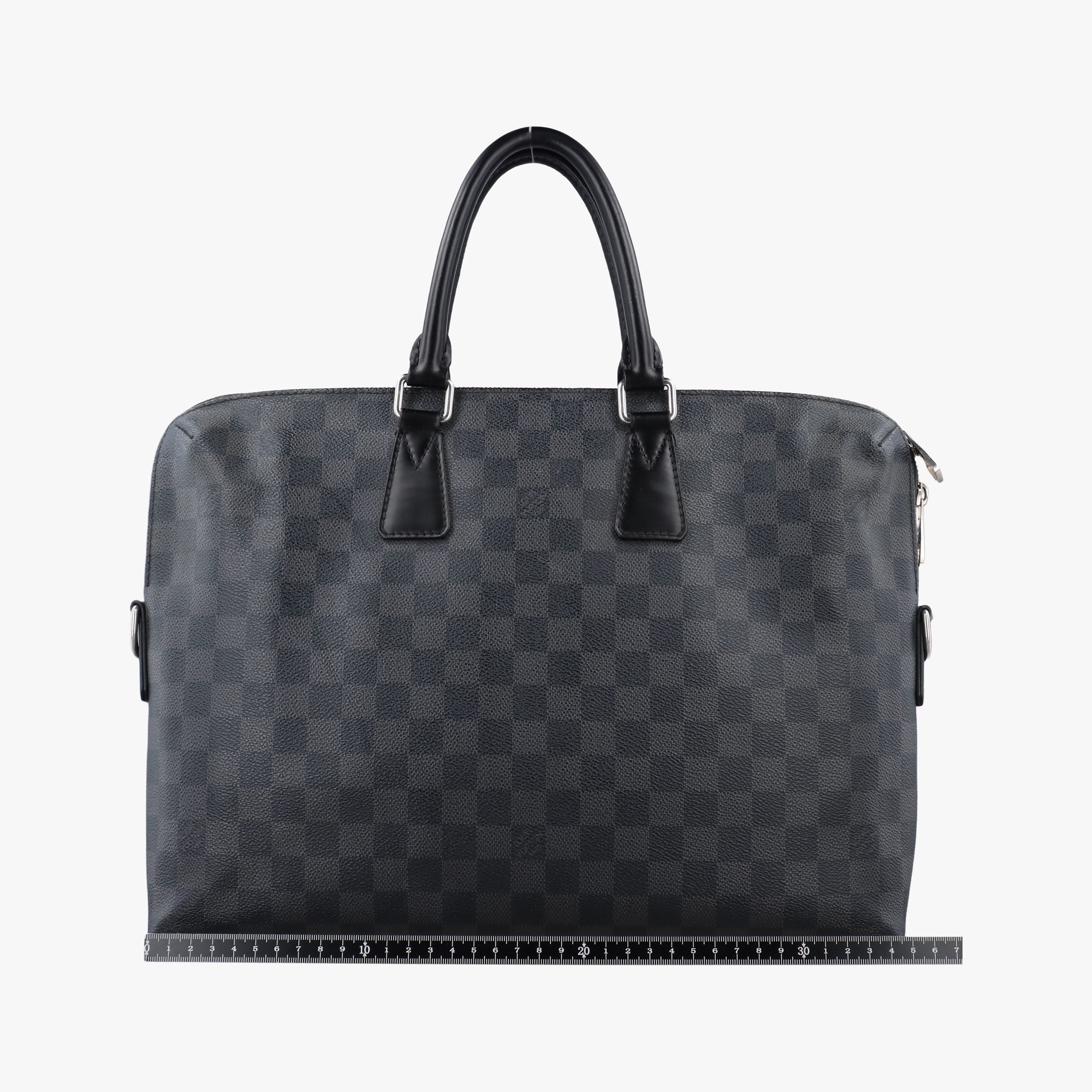 Vintage Louis Vuitton Porte Documents Jour Noir Damier Graphite N48224 handbag | stylenewstar