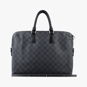 Vintage Louis Vuitton Porte Documents Jour Noir Damier Graphite N48224 handbag | stylenewstar