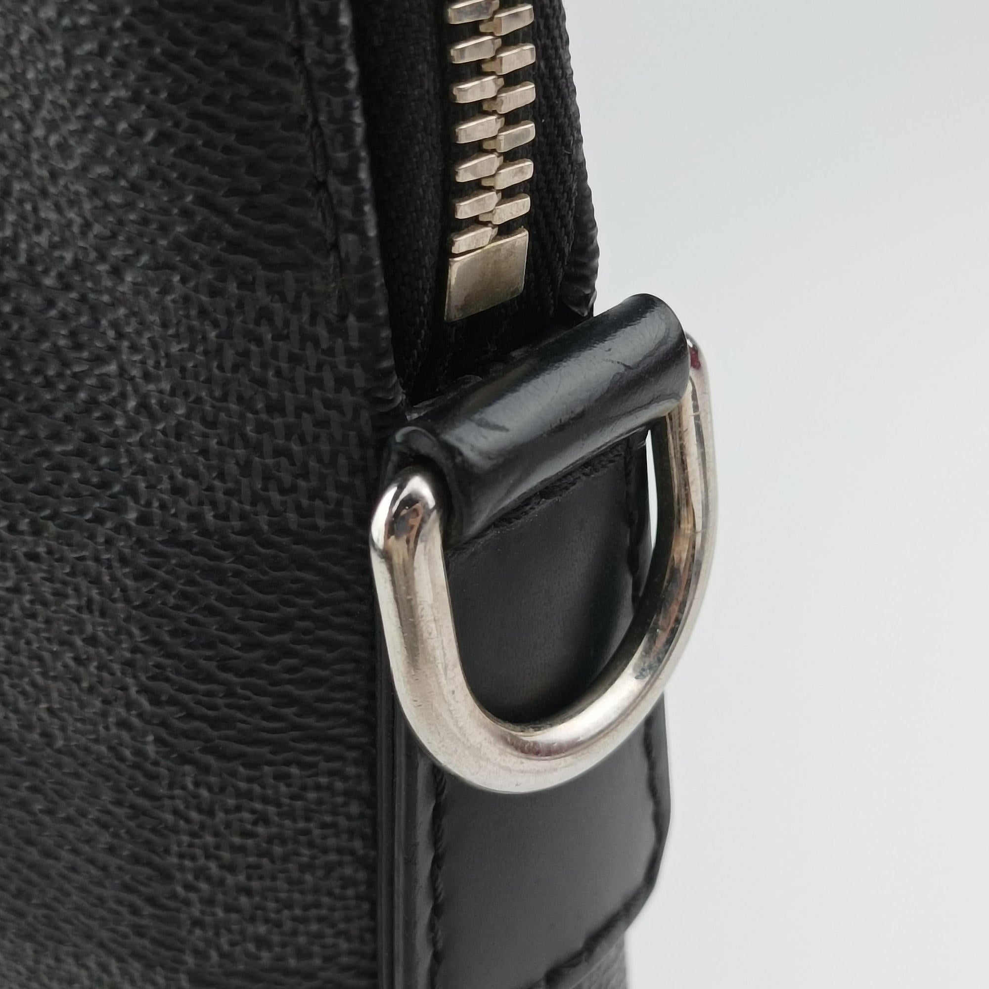 Vintage Louis Vuitton Porte Documents Jour Noir Damier Graphite N48224 handbag | stylenewstar