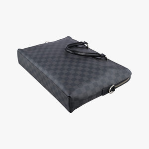 Vintage Louis Vuitton Porte Documents Jour Noir Damier Graphite N48224 handbag | stylenewstar