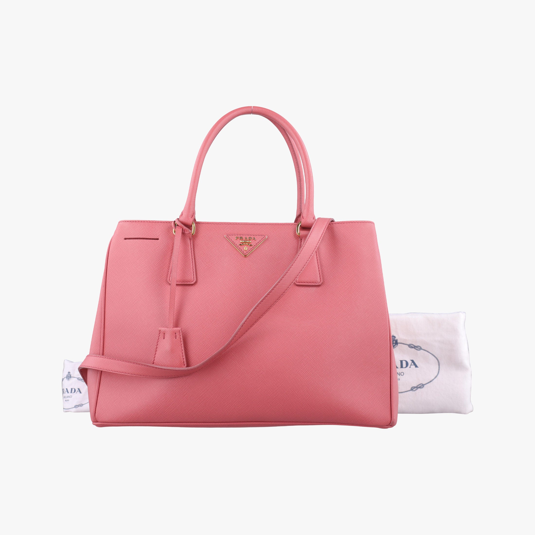 Secondhand Prada Galleria Red SAFFIANO Leather BN1786 shoulderbag | stylenewstar
