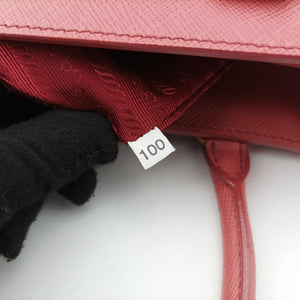 Secondhand Prada Galleria Red SAFFIANO Leather BN1786 shoulderbag | stylenewstar