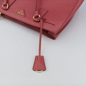 Secondhand Prada Galleria Red SAFFIANO Leather BN1786 shoulderbag | stylenewstar