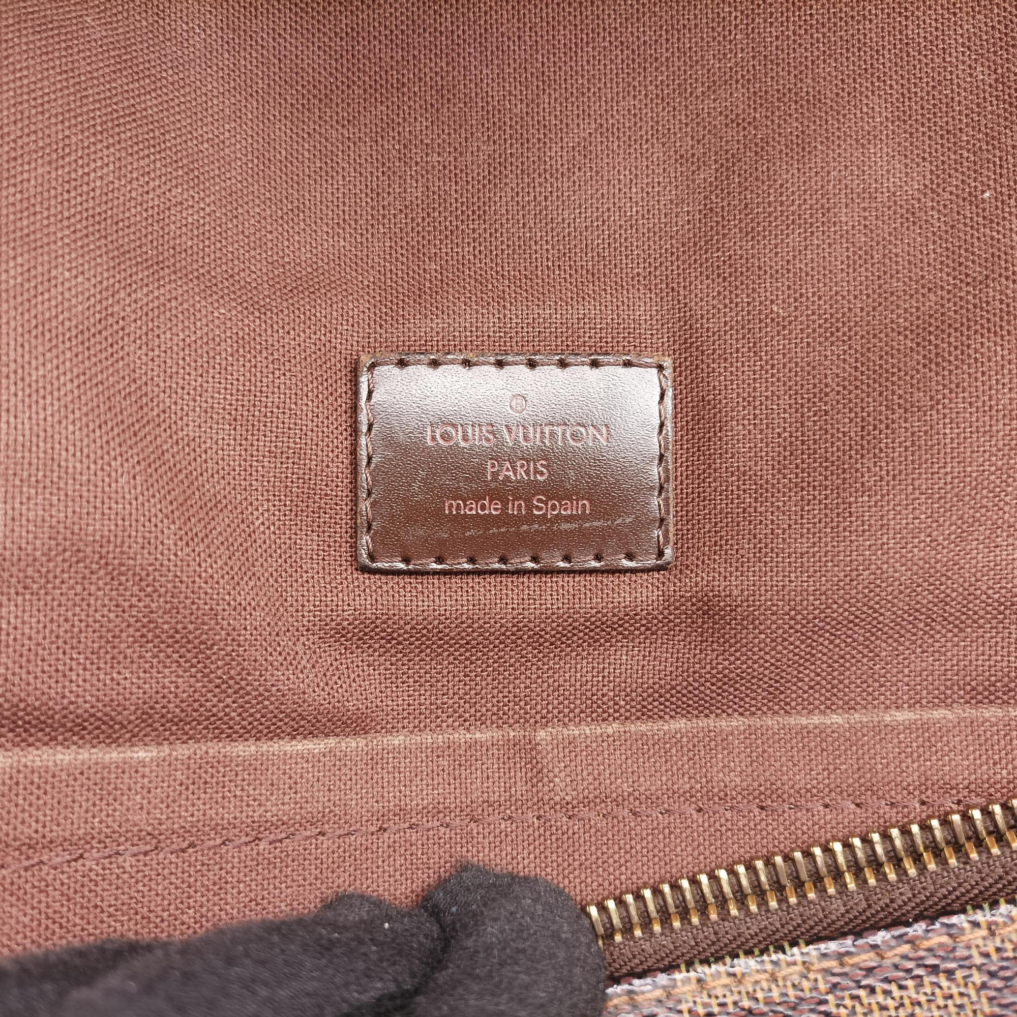 Pre-owned Louis Vuitton BROOKLYN GM EBENE Damier Canvas N51212 shoulderbag | stylenewstar