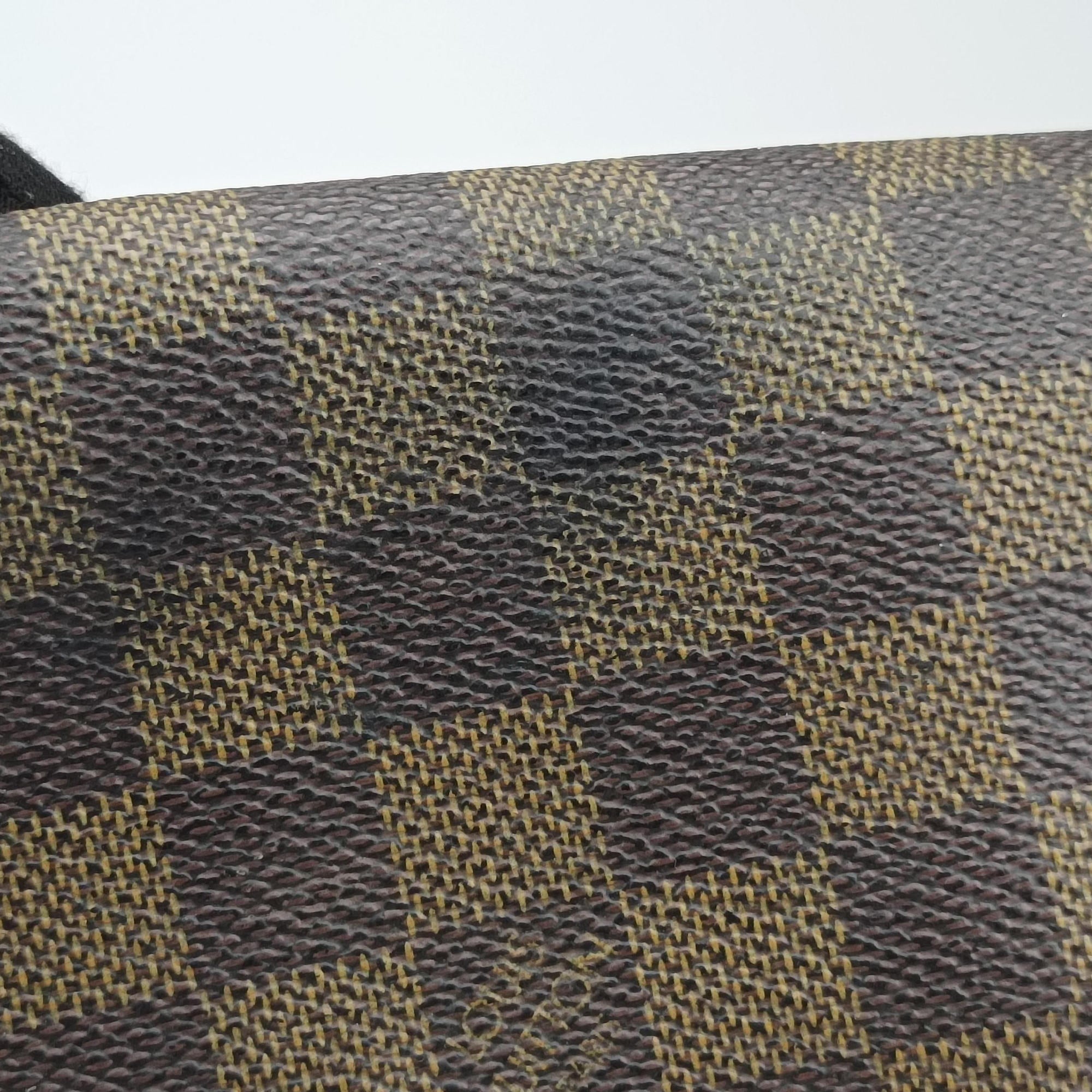 Pre-owned Louis Vuitton BROOKLYN GM EBENE Damier Canvas N51212 shoulderbag | stylenewstar