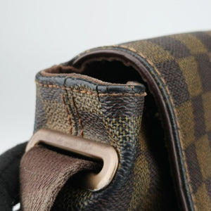 Pre-owned Louis Vuitton BROOKLYN GM EBENE Damier Canvas N51212 shoulderbag | stylenewstar