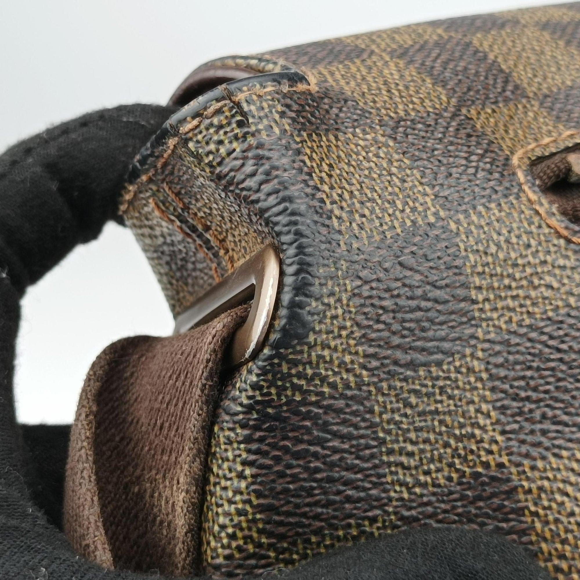 Pre-owned Louis Vuitton BROOKLYN GM EBENE Damier Canvas N51212 shoulderbag | stylenewstar