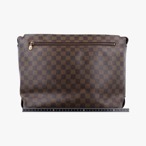 Pre-owned Louis Vuitton BROOKLYN GM EBENE Damier Canvas N51212 shoulderbag | stylenewstar