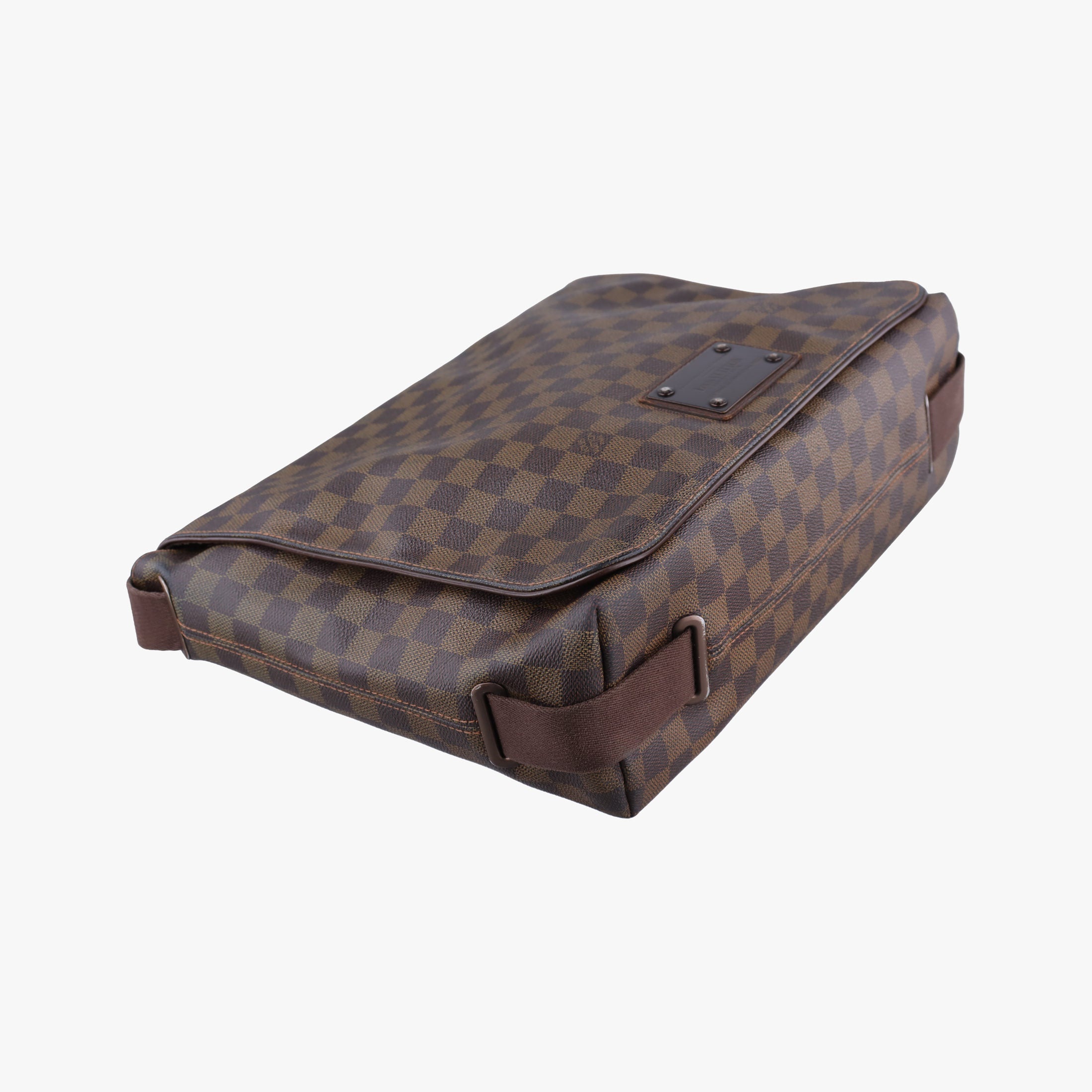 Pre-owned Louis Vuitton BROOKLYN GM EBENE Damier Canvas N51212 shoulderbag | stylenewstar