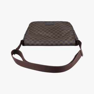 Pre-owned Louis Vuitton BROOKLYN GM EBENE Damier Canvas N51212 shoulderbag | stylenewstar