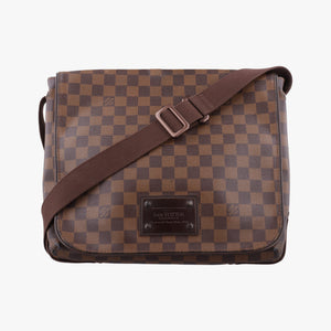 Vintage Louis Vuitton BROOKLYN MM EBENE Damier Canvas N51211 shoulderbag | stylenewstar