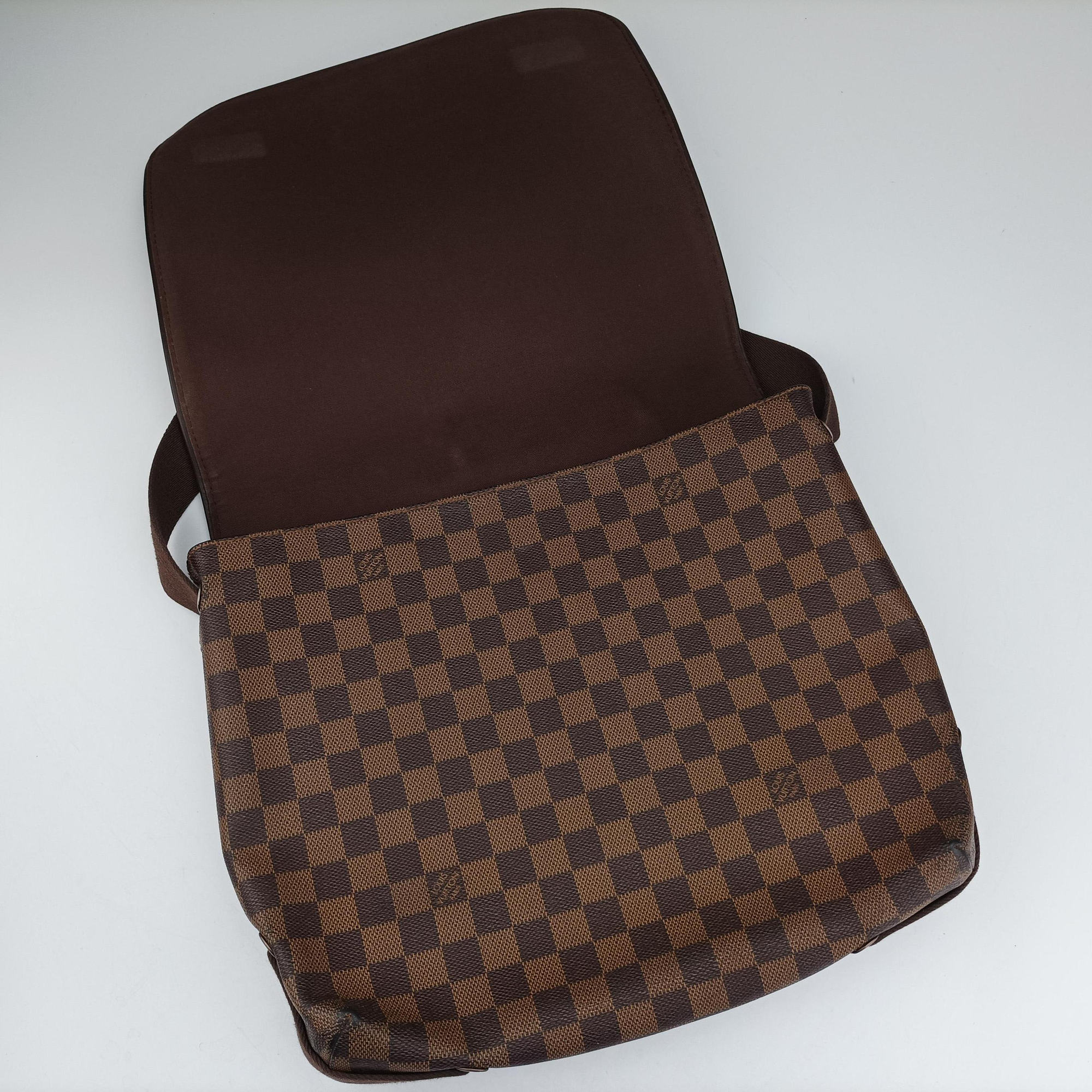 Vintage Louis Vuitton BROOKLYN MM EBENE Damier Canvas N51211 shoulderbag | stylenewstar