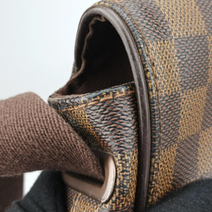Vintage Louis Vuitton BROOKLYN MM EBENE Damier Canvas N51211 shoulderbag | stylenewstar