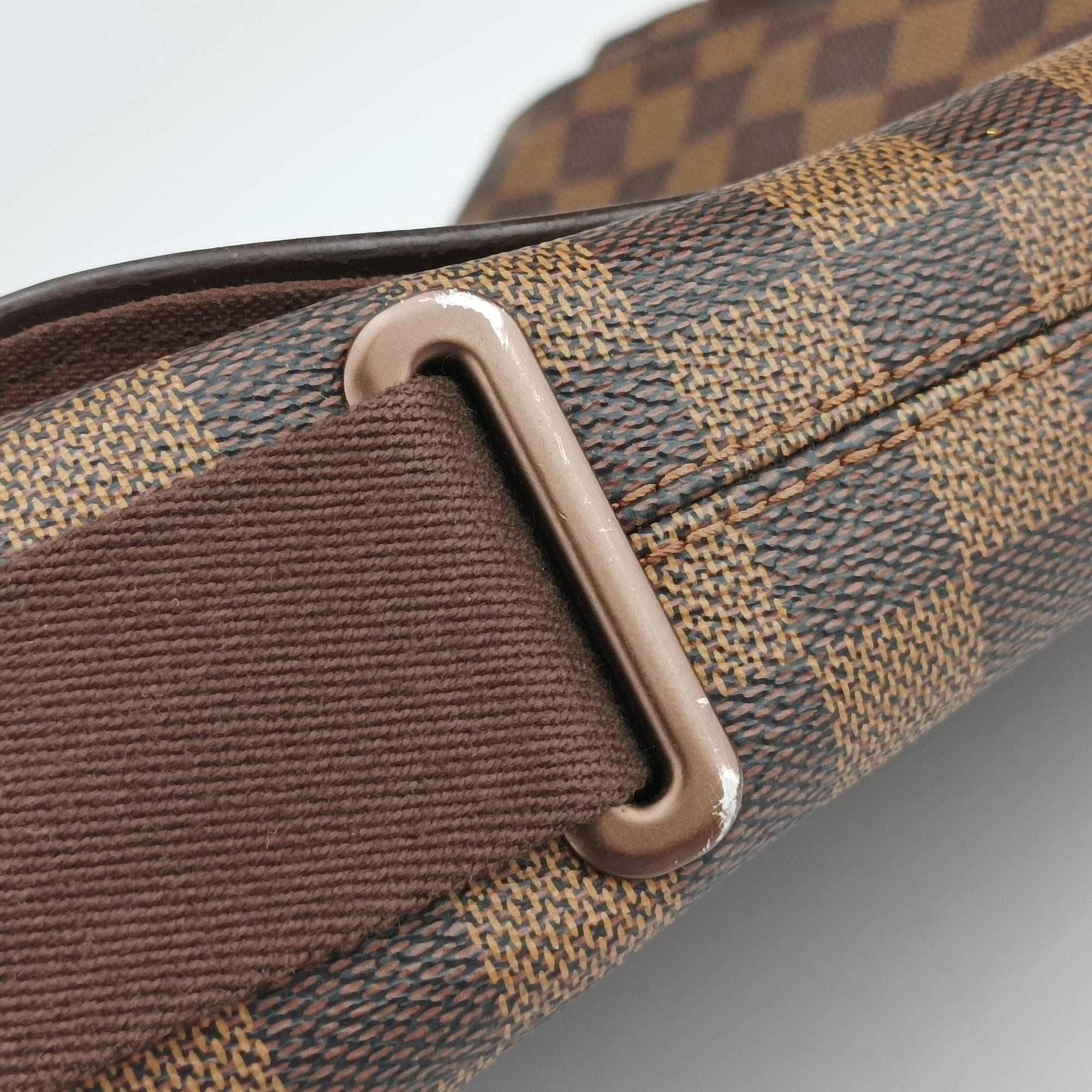 Vintage Louis Vuitton BROOKLYN MM EBENE Damier Canvas N51211 shoulderbag | stylenewstar