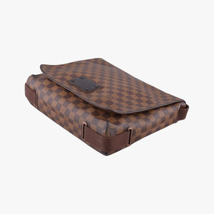 Vintage Louis Vuitton BROOKLYN MM EBENE Damier Canvas N51211 shoulderbag | stylenewstar