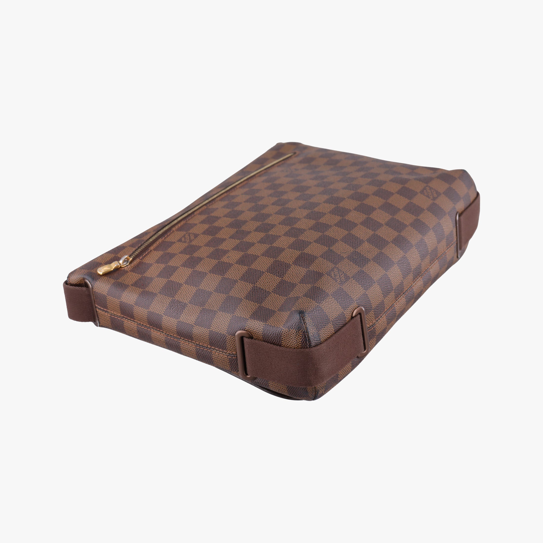 Vintage Louis Vuitton BROOKLYN MM EBENE Damier Canvas N51211 shoulderbag | stylenewstar
