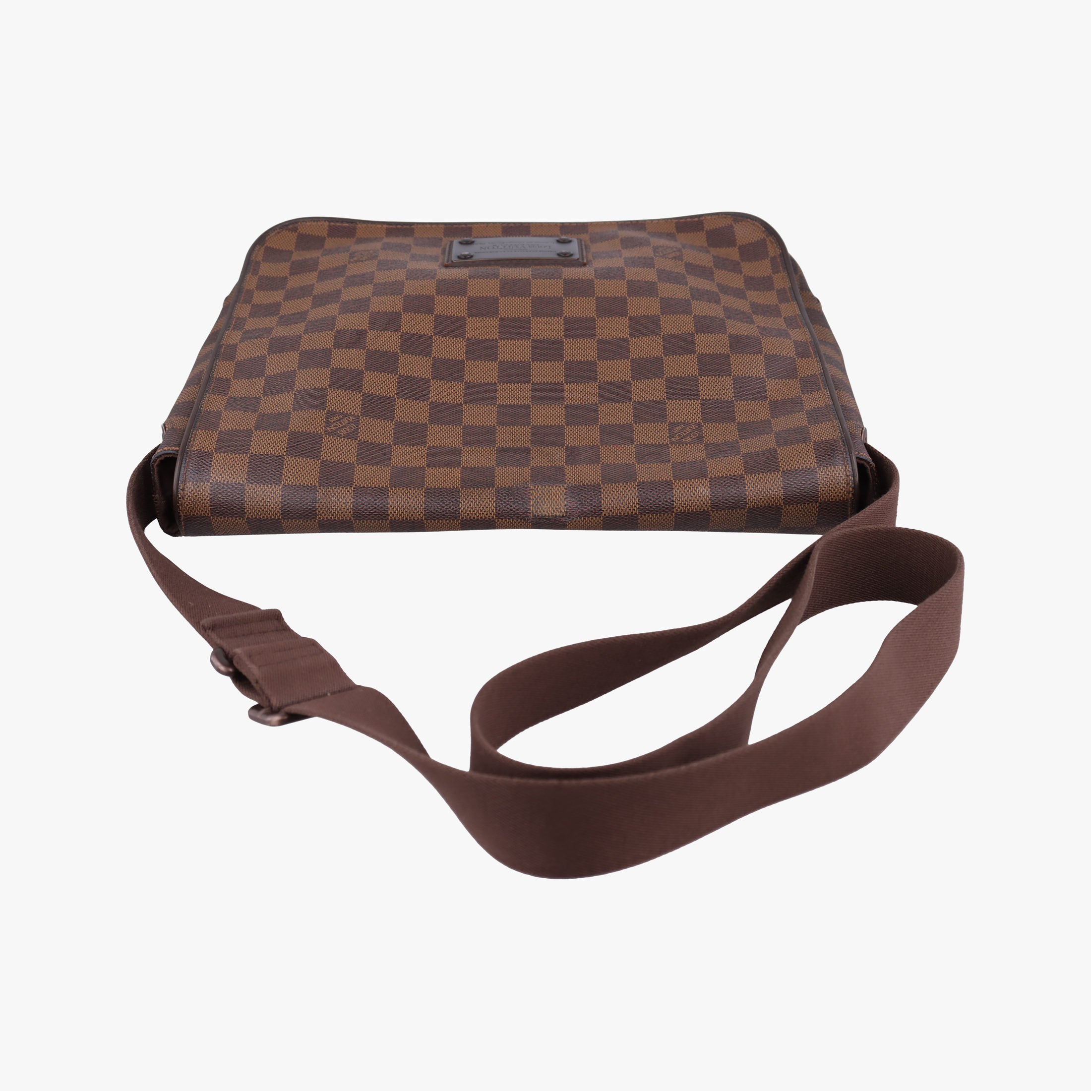 Vintage Louis Vuitton BROOKLYN MM EBENE Damier Canvas N51211 shoulderbag | stylenewstar