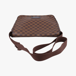 Vintage Louis Vuitton BROOKLYN MM EBENE Damier Canvas N51211 shoulderbag | stylenewstar