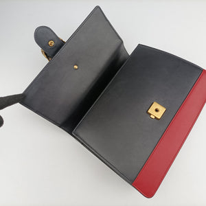 Pre-owned Gucci Dionysus Black×green×red Leather 448075 shoulderbag | stylenewstar