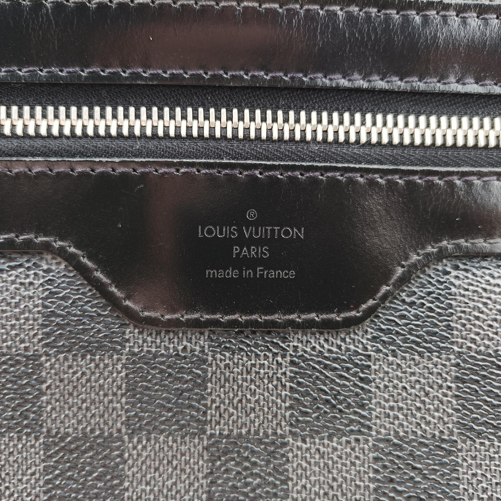 Pre-owned Louis Vuitton DANIEL MM Noir Damier GRAPHITE N58029 shoulderbag | stylenewstar
