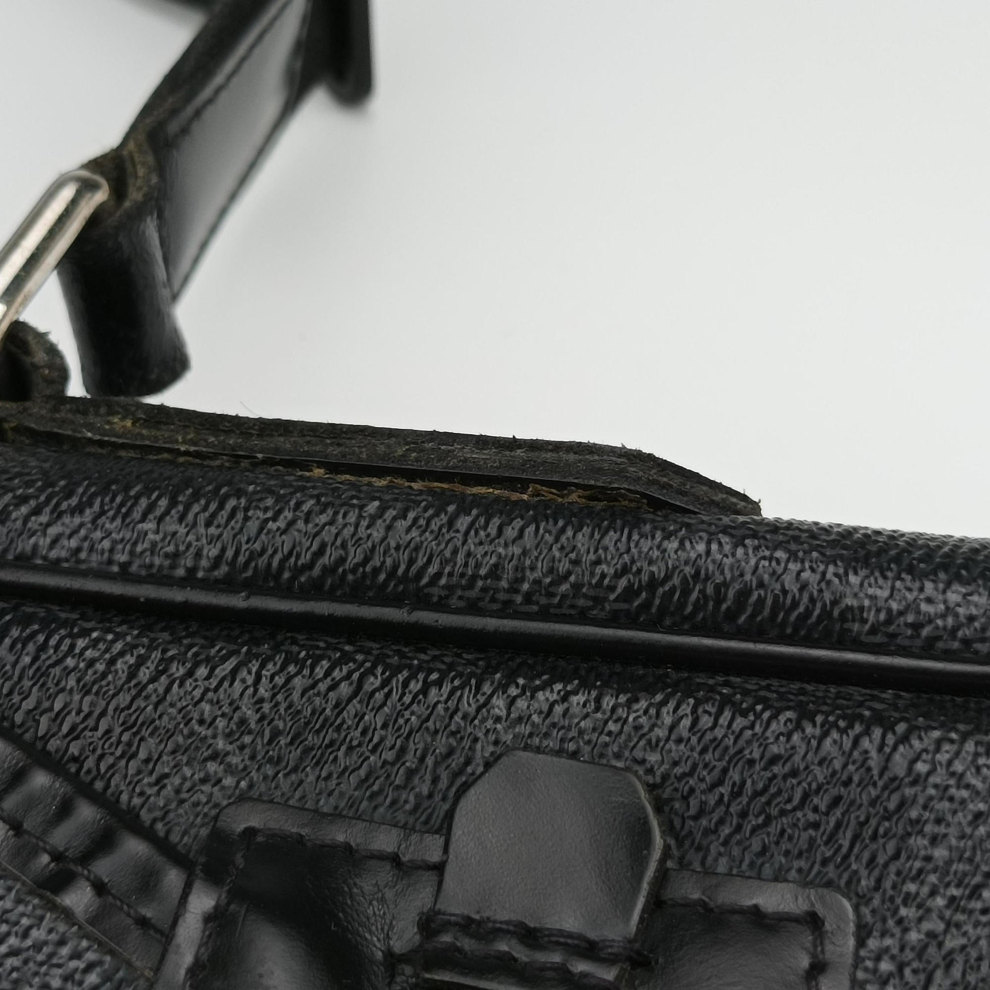 Pre-owned Louis Vuitton DANIEL MM Noir Damier GRAPHITE N58029 shoulderbag | stylenewstar