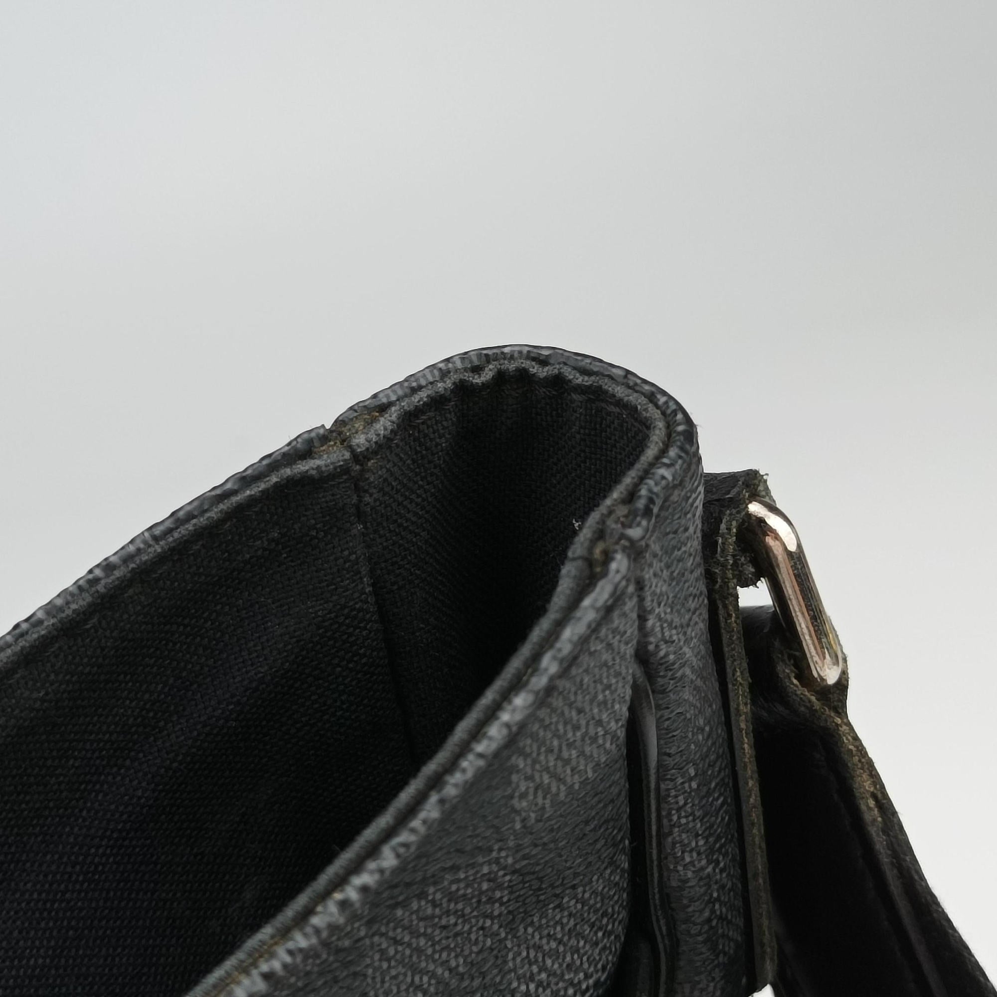 Pre-owned Louis Vuitton DANIEL MM Noir Damier GRAPHITE N58029 shoulderbag | stylenewstar