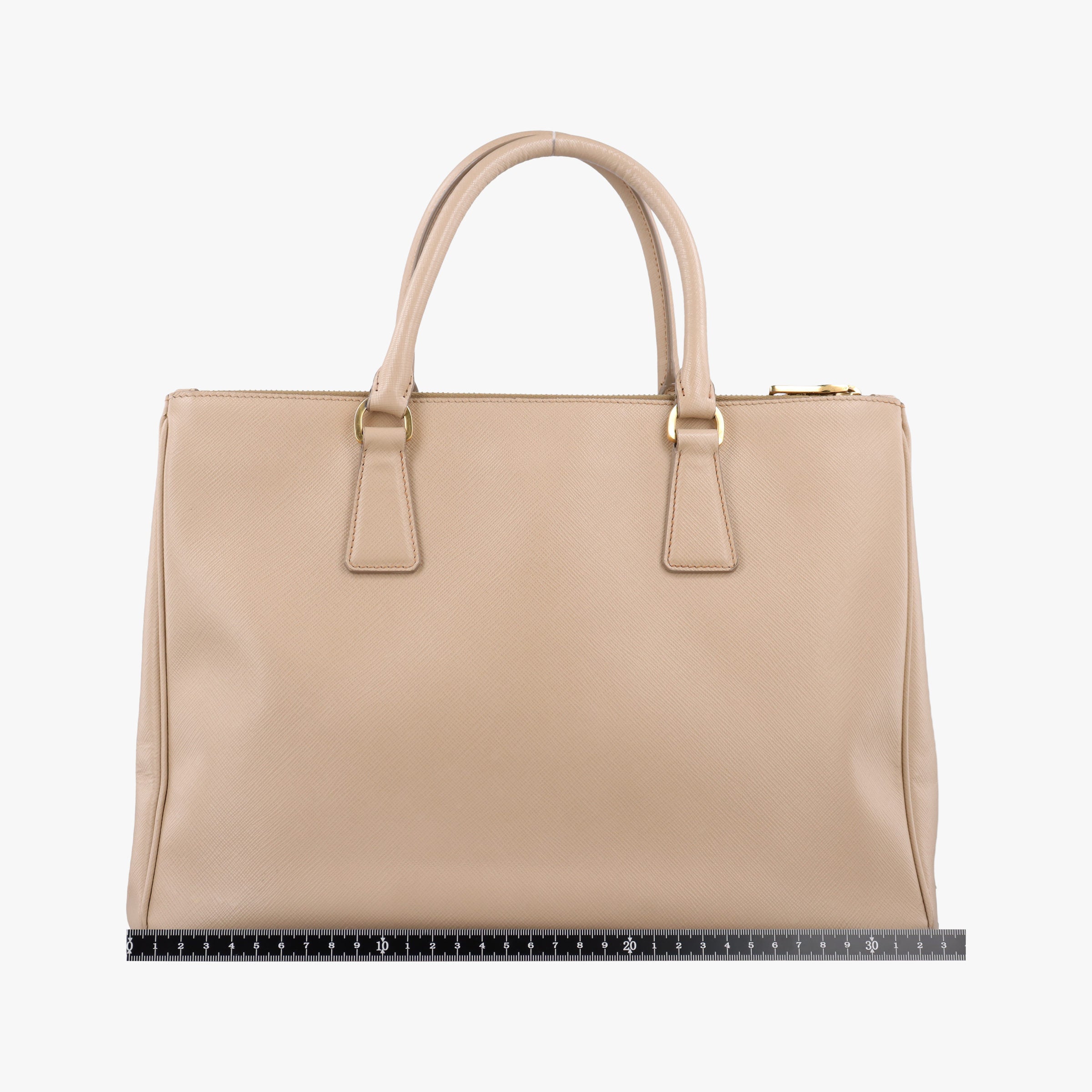 Pre-owned Prada Galleria Beige SAFFIANO Leather BN1786 shoulderbag | stylenewstar
