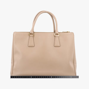 Pre-owned Prada Galleria Beige SAFFIANO Leather BN1786 shoulderbag | stylenewstar