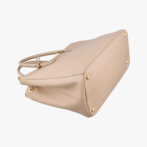 Pre-owned Prada Galleria Beige SAFFIANO Leather BN1786 shoulderbag | stylenewstar