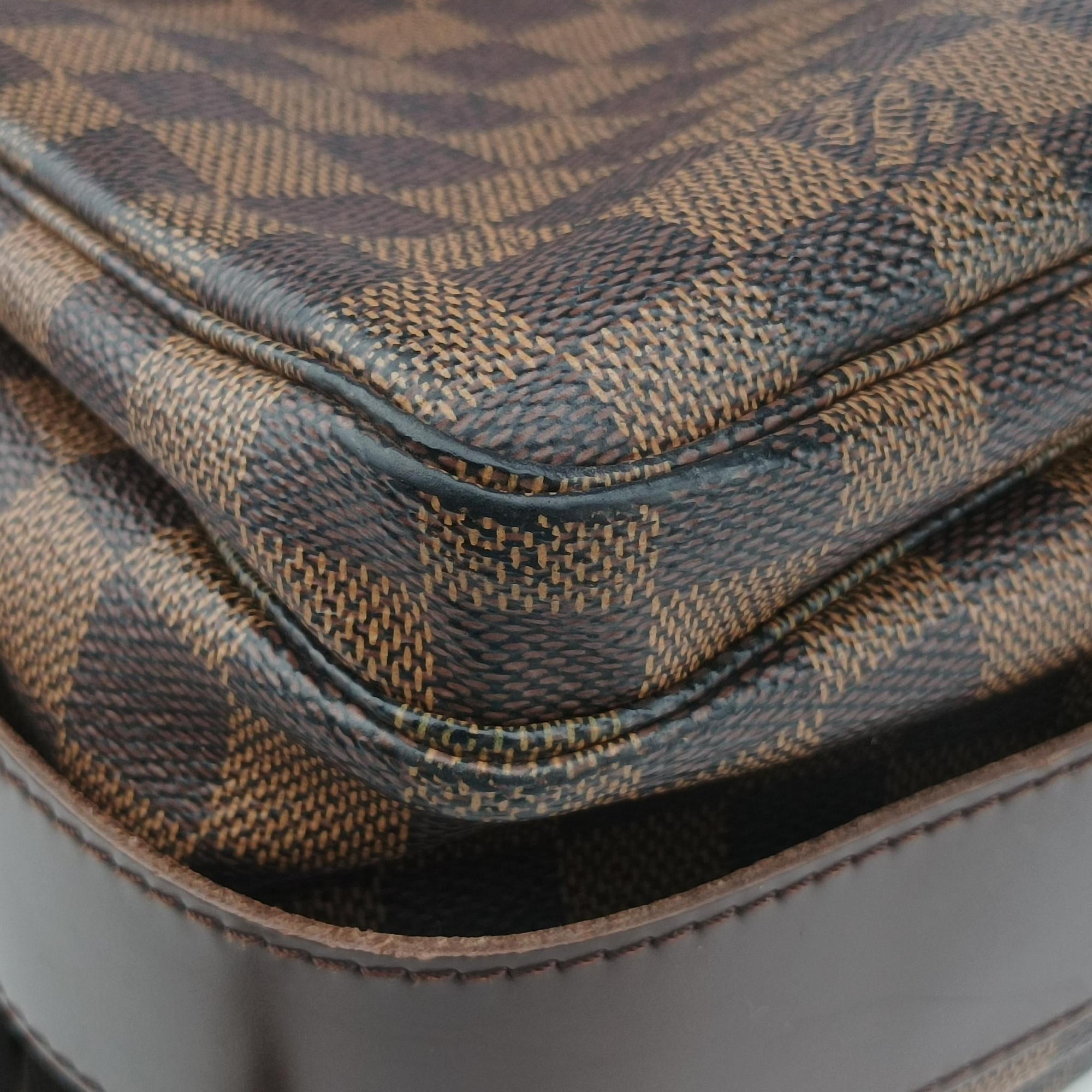Pre-owned Louis Vuitton NAVIGLIO EBENE Damier Canvas N45255 shoulderbag | stylenewstar