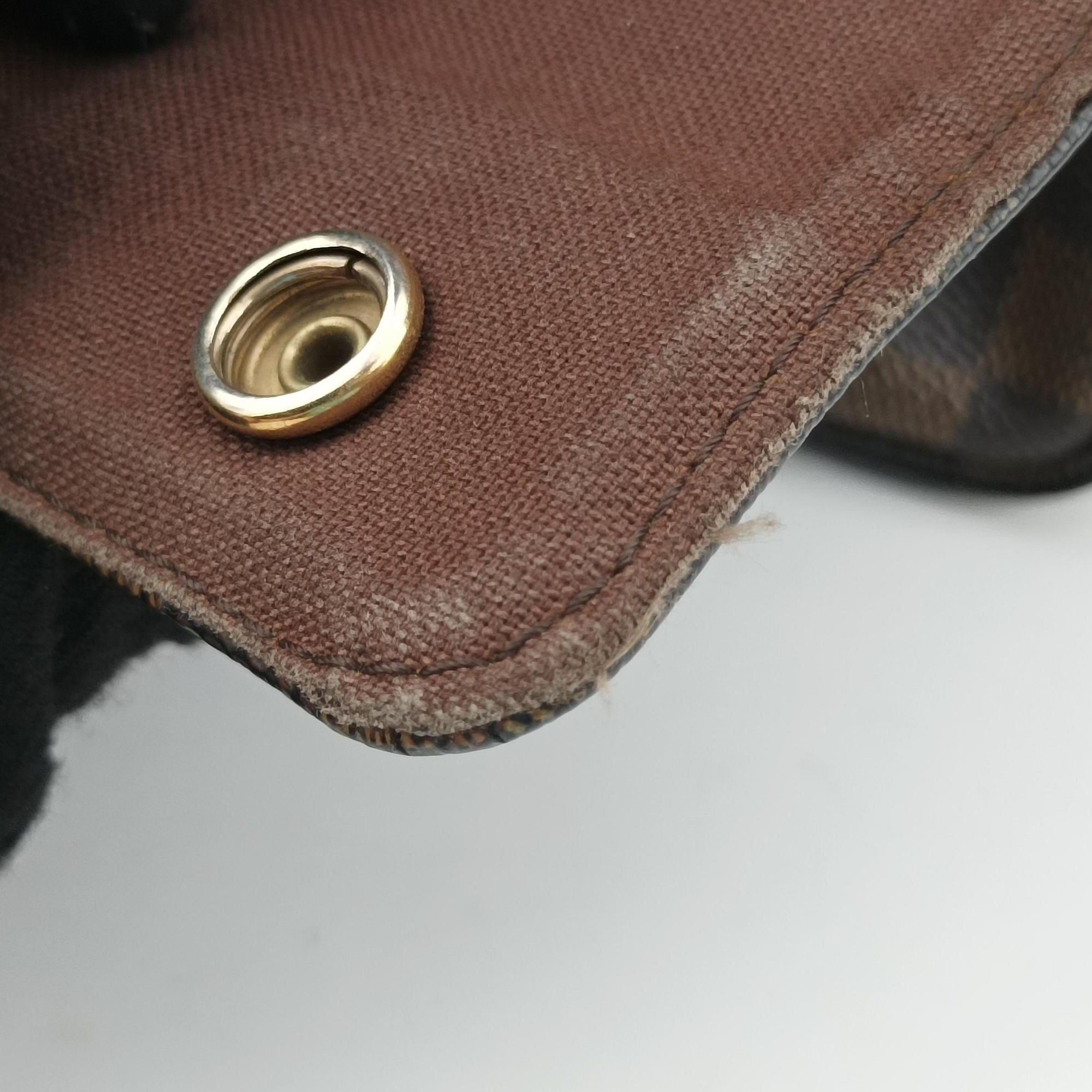 Pre-owned Louis Vuitton NAVIGLIO EBENE Damier Canvas N45255 shoulderbag | stylenewstar