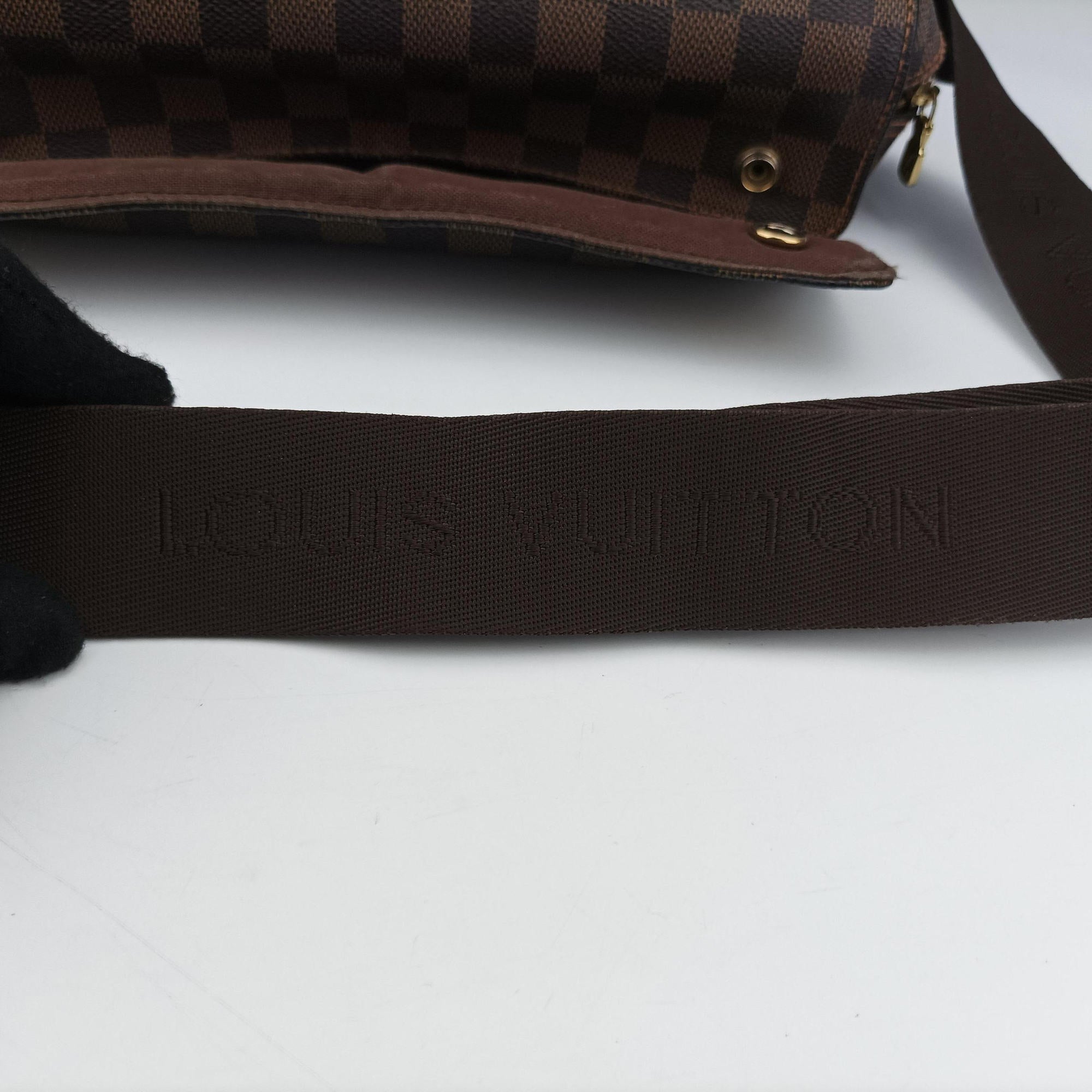 Pre-owned Louis Vuitton NAVIGLIO EBENE Damier Canvas N45255 shoulderbag | stylenewstar