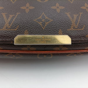 Secondhand Louis Vuitton Abbesses Messenger MM brown Monogram canvas M97038 shoulderbag | stylenewstar